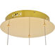 Polaris LED 12 inch Gold Pendant Ceiling Light