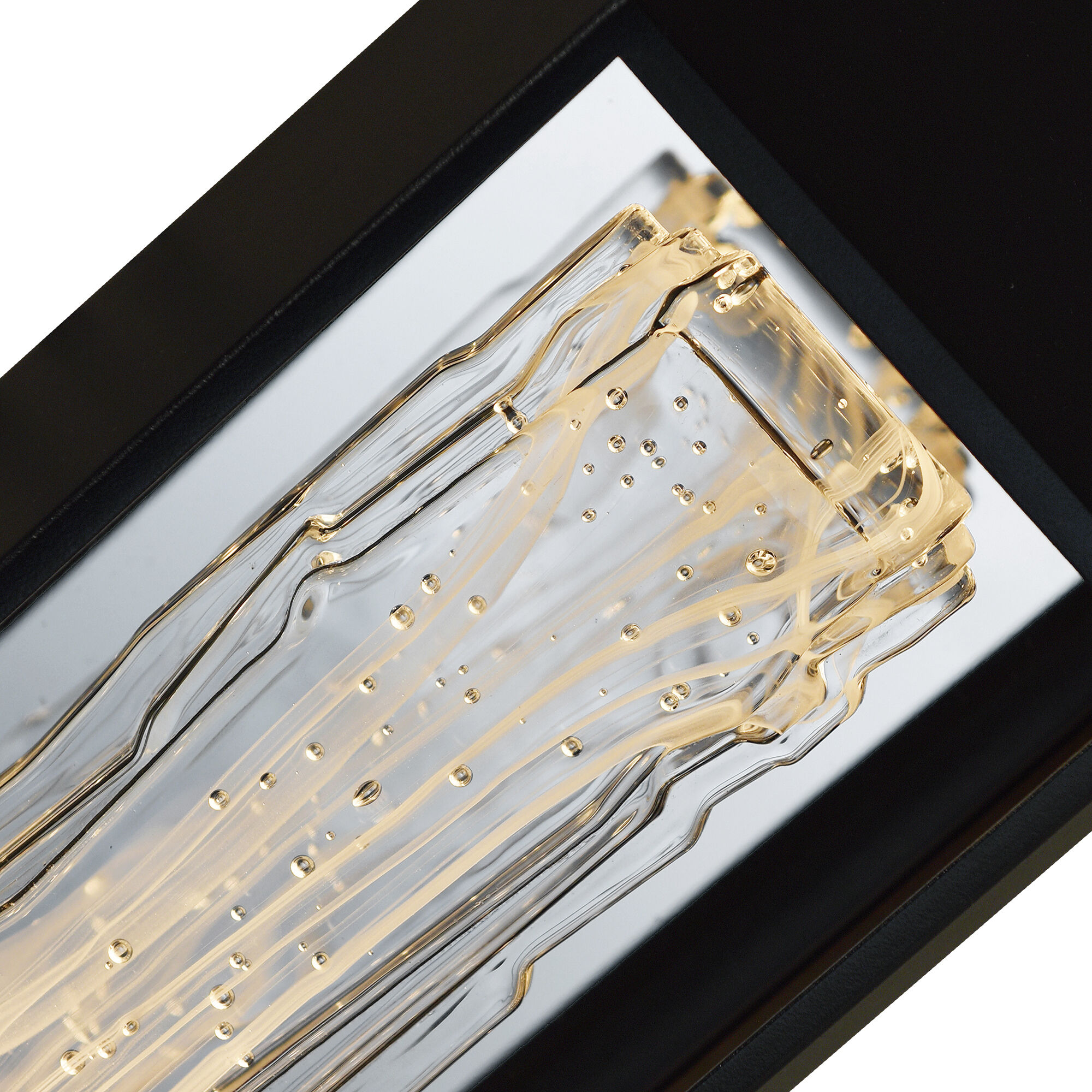 Curva LED 44 inch Sand Black Outdoor Wall Light