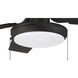 Pro Plus 119 52 inch Espresso with Espresso/Walnut Blades Contractor Ceiling Fan, Pan