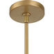 Orion Pendant Ceiling Light in Legacy Brass