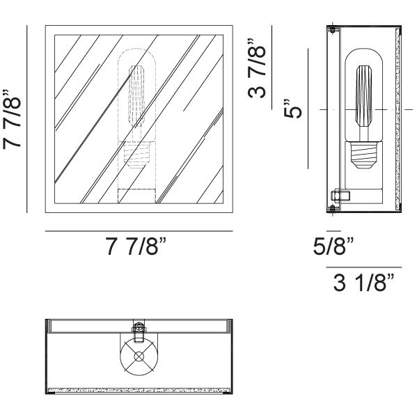 Marco Wall Sconce Wall Light in Chrome
