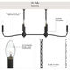 Ilia 6 Light 36 inch Matte Black Island Chandelier Ceiling Light
