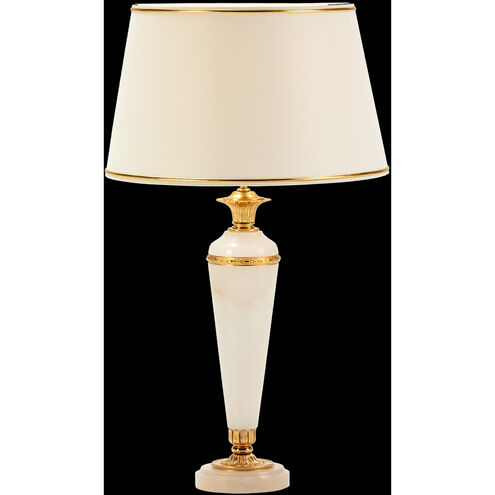 Mariner Luxury 30.31 inch 9 watt Antique Gold Plated Table Lamp Portable Light