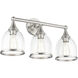 Ashridge 3 Light 24 inch Brushed Nickel Vanity Wall Sconce Wall Light