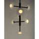 Helio LED 27 inch Black Multi-Light Pendant Ceiling Light