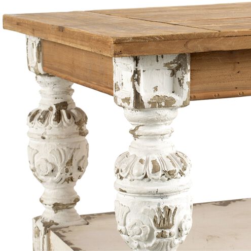 Alcott 47.2 X 27.6 inch White/Natural Coffee Table