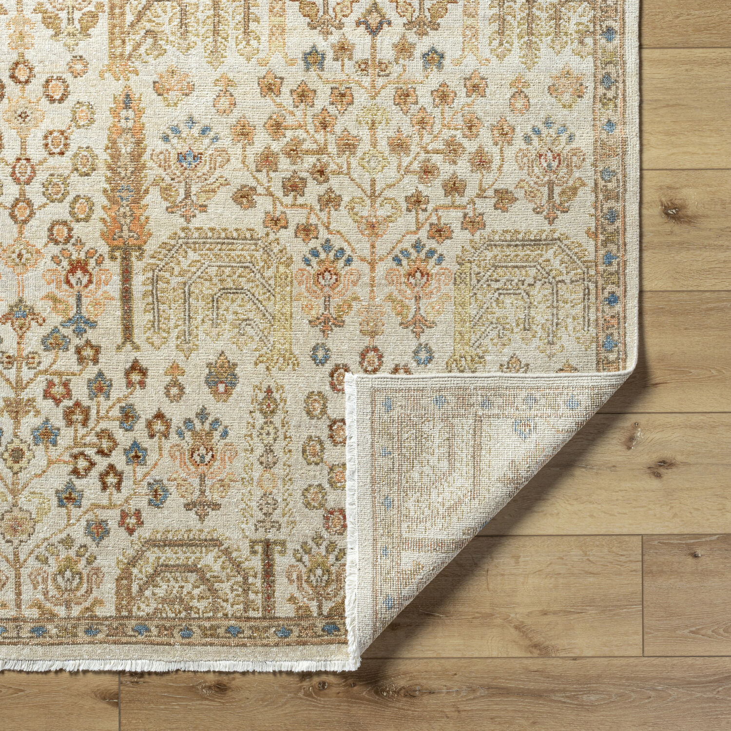 Anelka 36 X 24 inch Ash / Khaki / Pearl / Sand Handmade Rug in 2 x 3