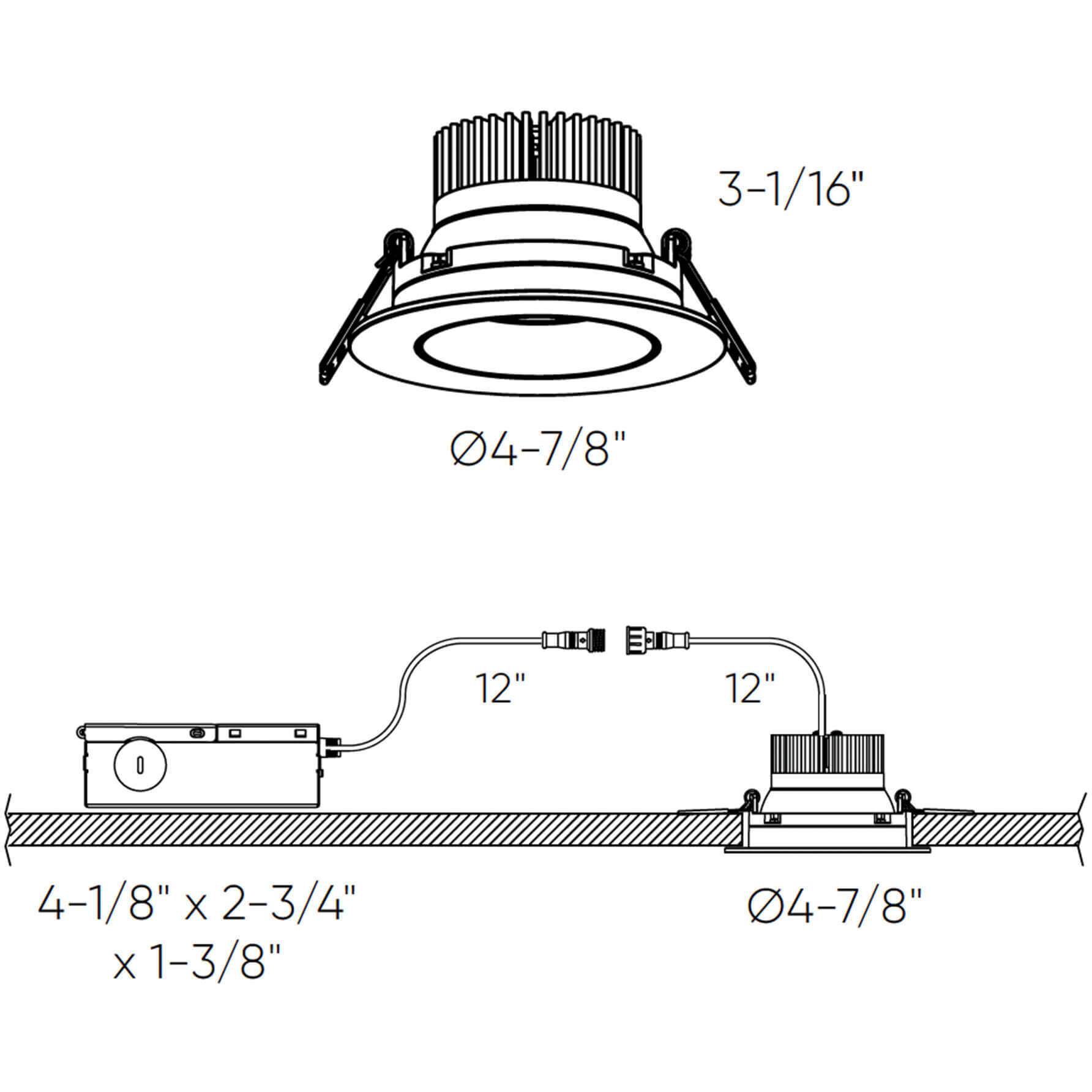 Revolve White Directional Recessed Light