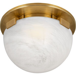 AERIN Serein LED 5.5 inch Hand-Rubbed Antique Brass Flush Mount Ceiling Light