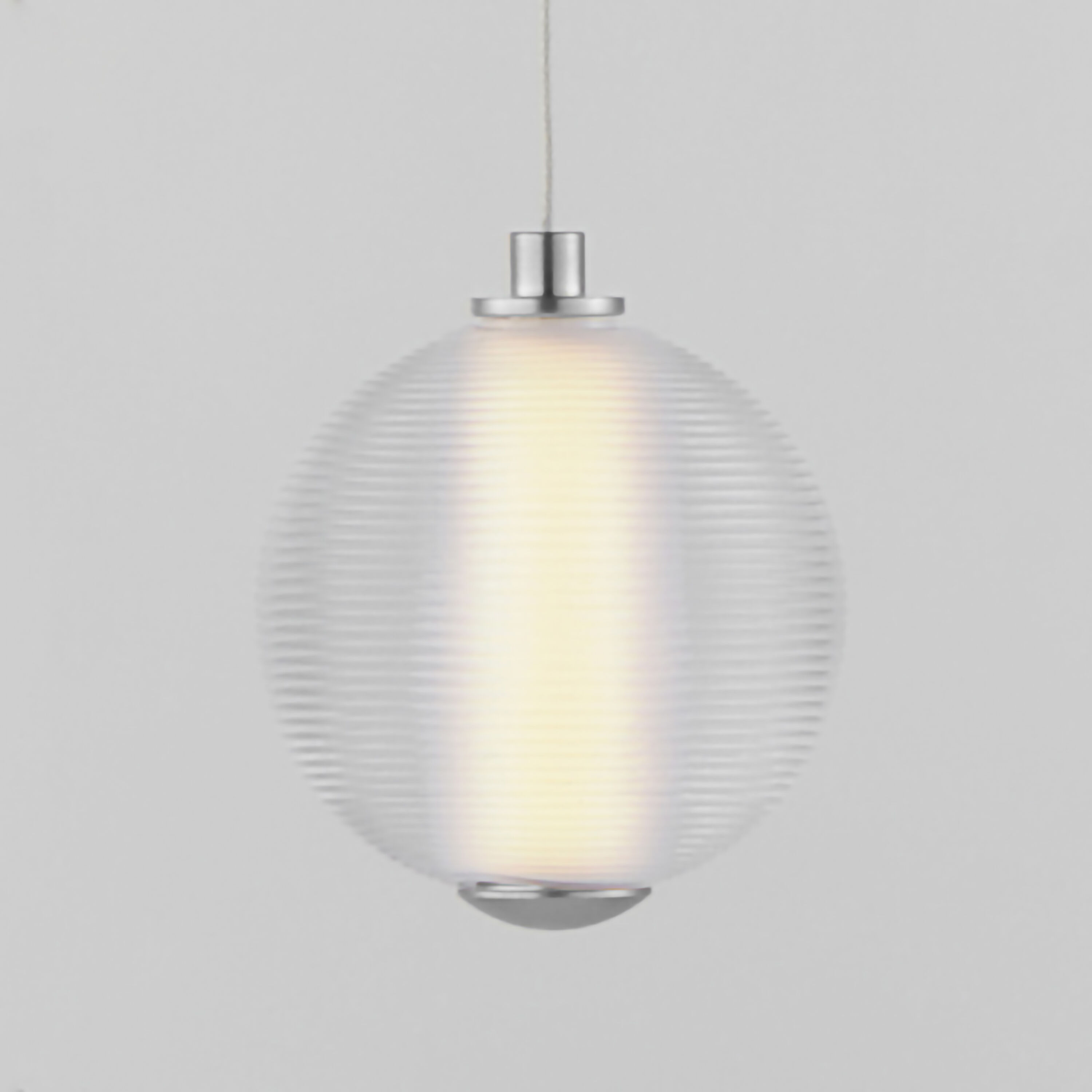 Rhythm LED 4.25 inch Polished Chrome Single Pendant Ceiling Light