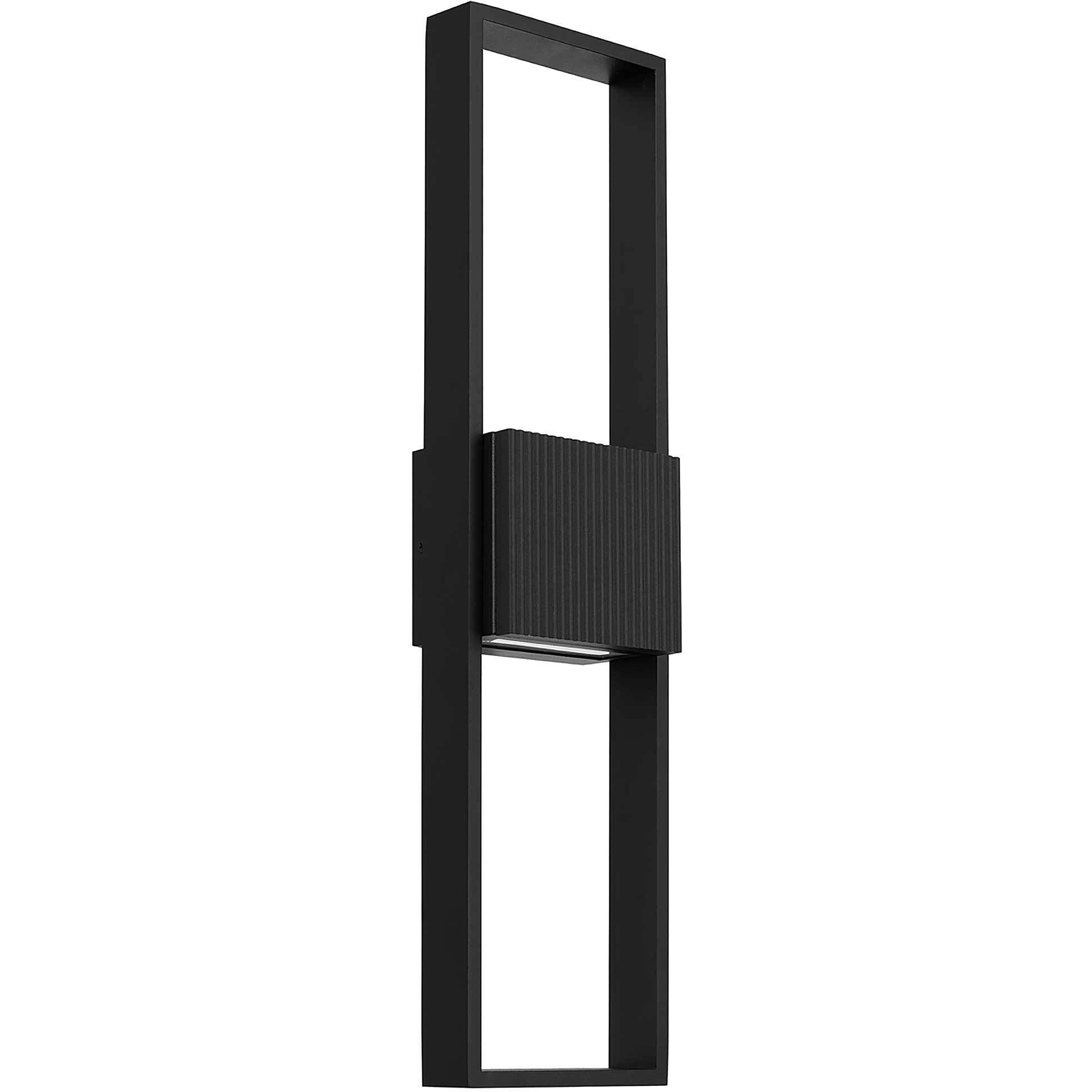 Miami LED 24 inch Sand Black Outdoor Wall Sconce