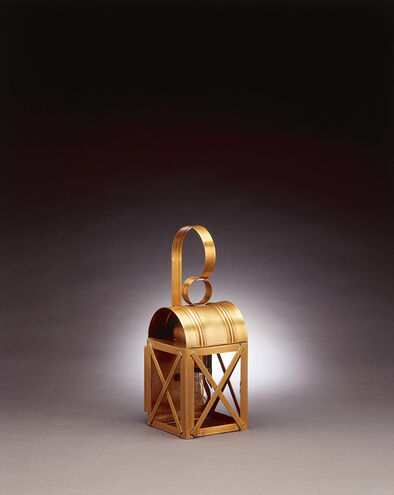Adams 1 Light 14 inch Antique Brass Outdoor Wall Lantern in Seedy Marine Glass