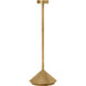 Sean Lavin Moneta 13 inch 2.2 watt Natural Brass Outdoor Rechargeable Table Lamp