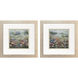 Meadow Sweep Green and Pink and Yellow and Blue Framed Art, Propac