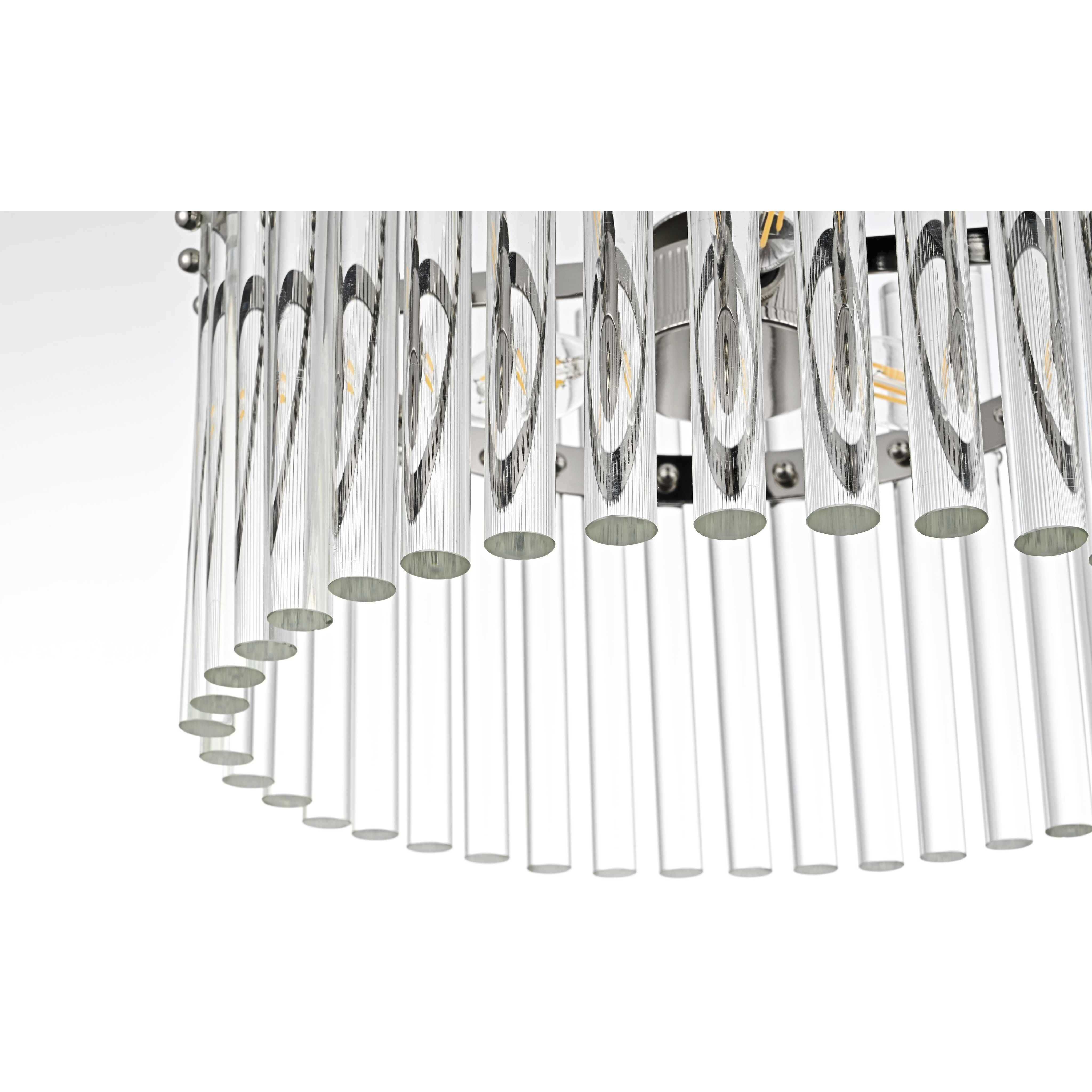 Paulina 3 Light 16 inch Polished Nickel Chandelier Ceiling Light