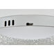 Bowen 1 Light 18 inch Chrome Flush Mount Ceiling Light