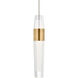 Sean Lavin Lassell 1 Light 12V Natural Brass Low-Voltage Pendant Ceiling Light