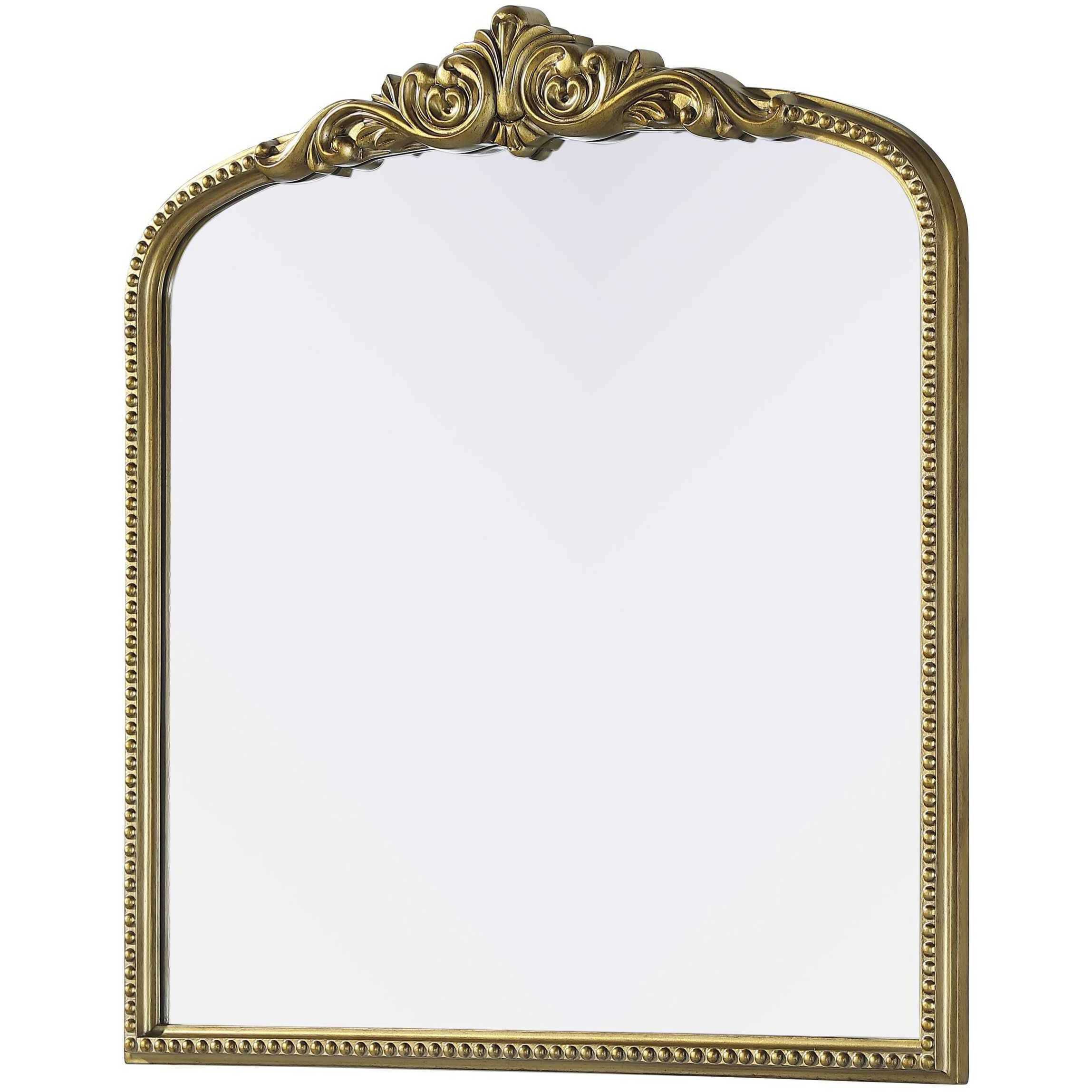 Naomi 36 X 33 inch Antique Brass Mirror