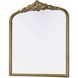 Naomi 36 X 33 inch Antique Brass Mirror