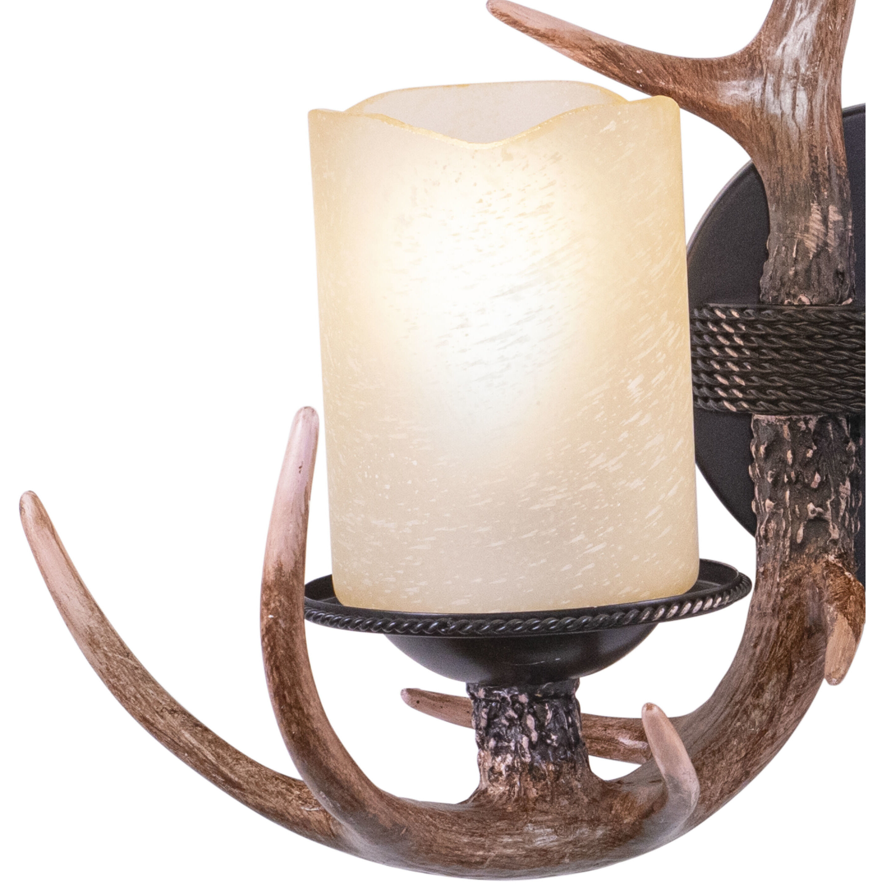 Yoho LED 16.75 inch Black Walnut Wall Light