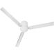 Indy Flush 58 inch Matte White Fan