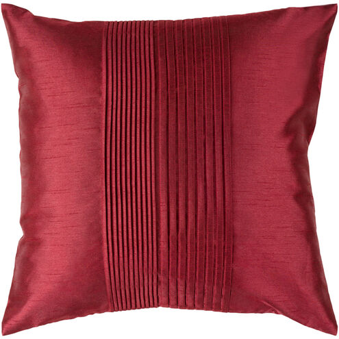Edwin 22 X 22 inch Burgundy Pillow Kit, Square