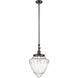 Franklin Restoration Bullet LED 12 inch Oil Rubbed Bronze Mini Pendant Ceiling Light in Seedy
