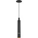 Mick De Giulio Sottile LED Nightshade Black Pendant Ceiling Light, Integrated LED