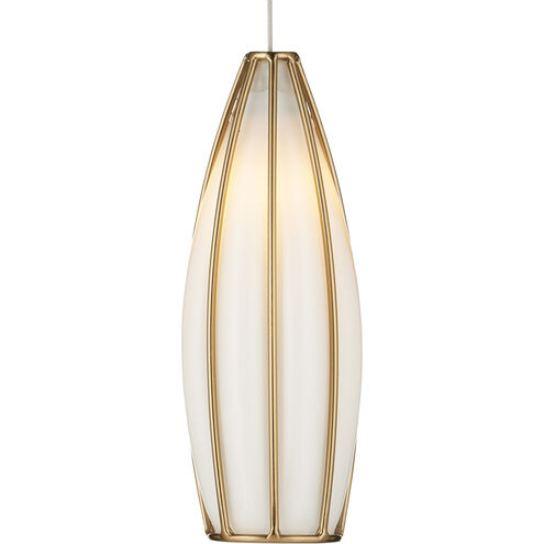 Parish 7 Light 13 inch White/Antique Brass/Silver Multi-Drop Pendant Ceiling Light