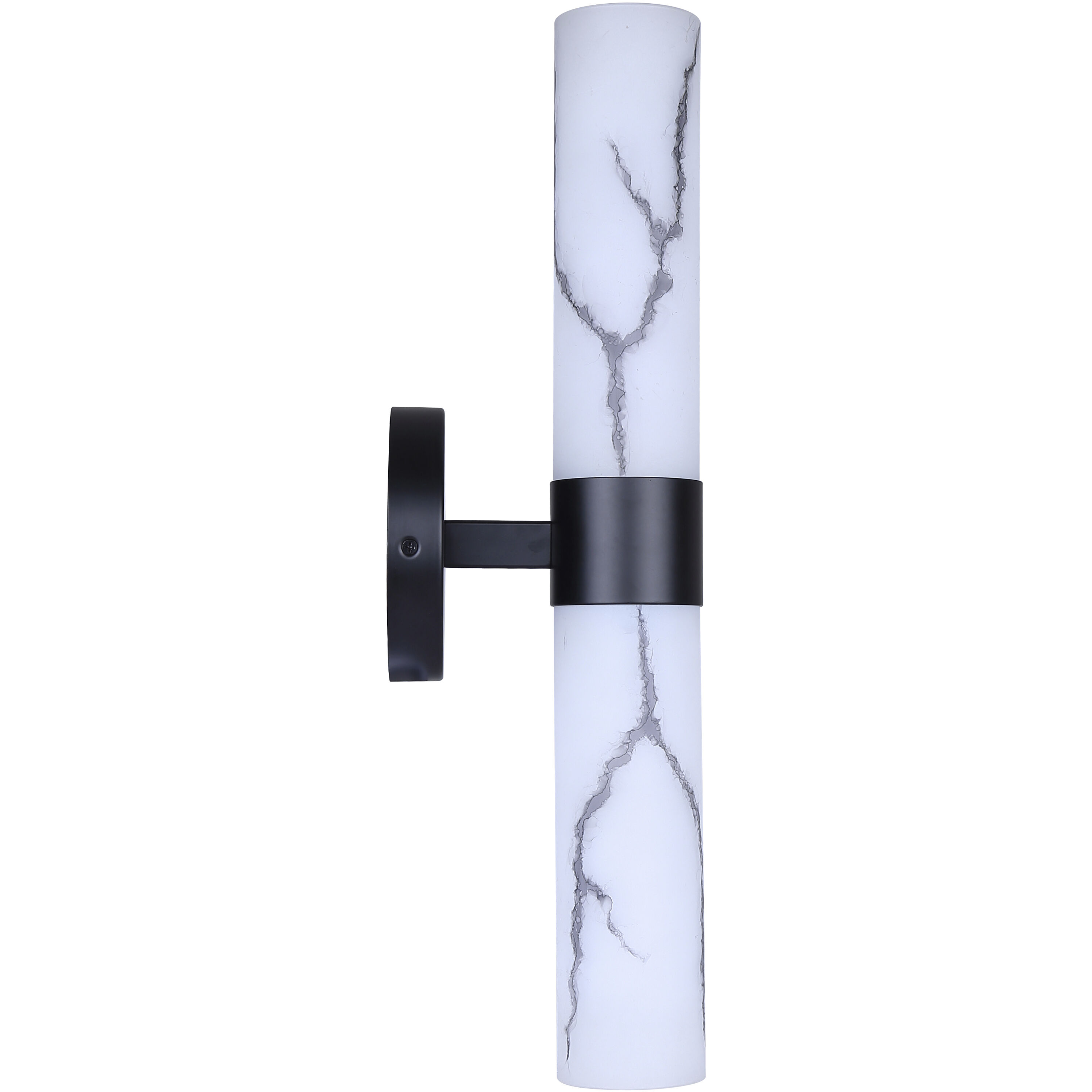 Kristella 2 Light 6 inch Black Vanity Light Wall Light