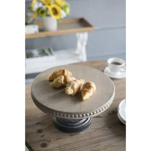 Anita Weathered Black and Broze and Whitewash Natural Table Décor
