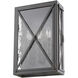 Brooklyn 3 Light 15 inch Oil-Rubbed Bronze Exterior Wall Mount