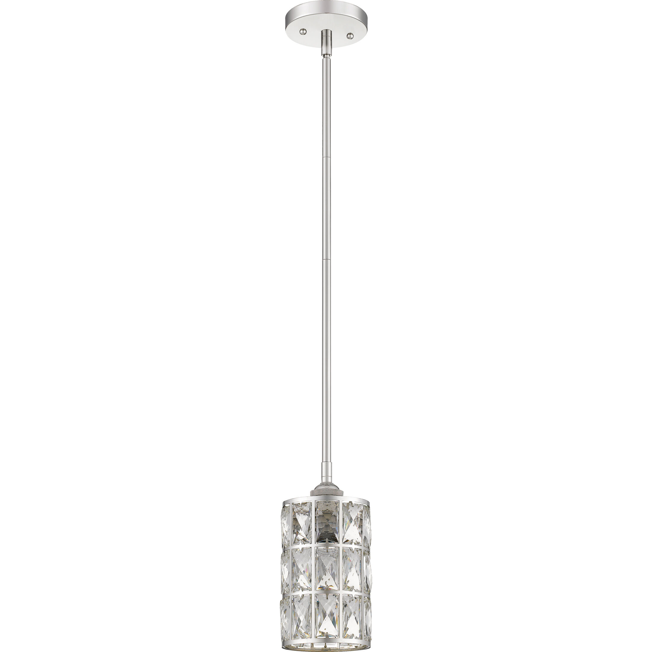 Oliver 1 Light 5 inch Polished Nickel Mini Pendant Ceiling Light