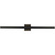 Vera LED 37.88 inch Black Bath Vanity Light Wall Light