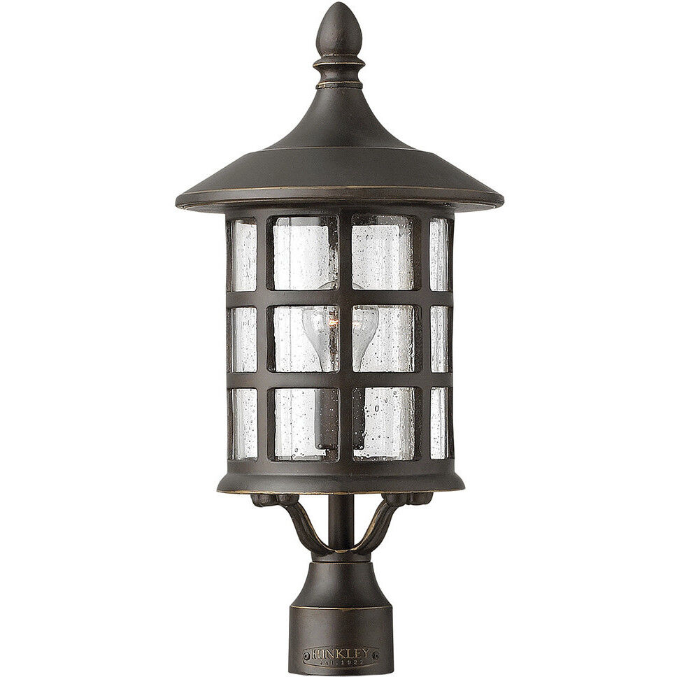 Freeport 1 Light 20.25 inch Oil Rubbed Bronze Outdoor Post Mount Lantern