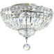 Stefania 3 Light 12 inch Chrome Bowl Flush Mount Ceiling Light