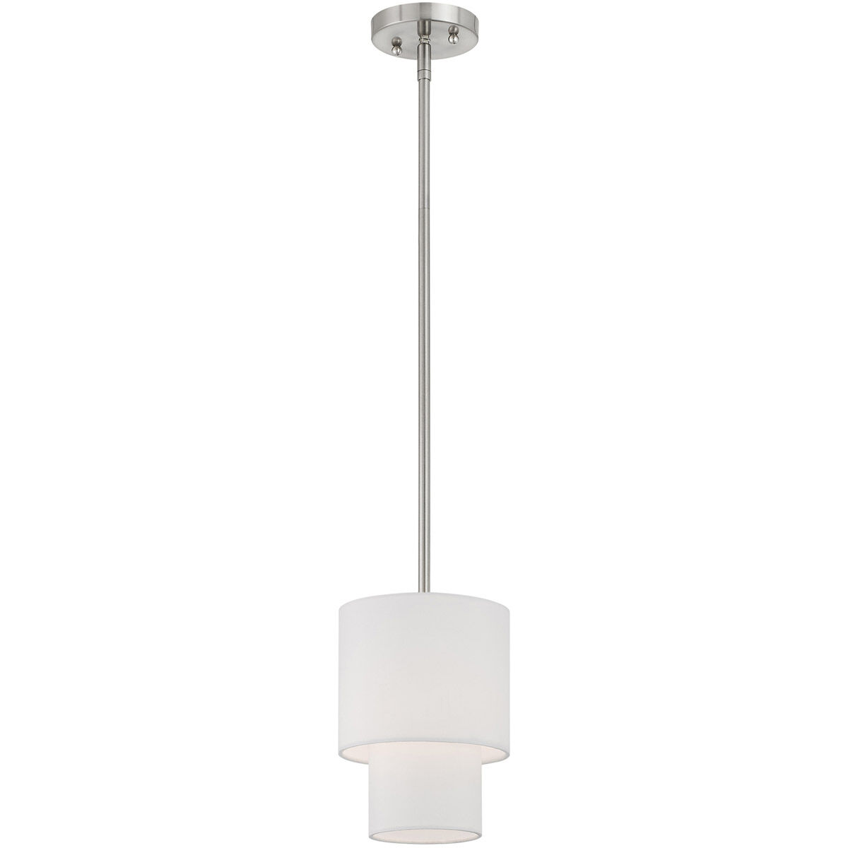 Claremont 1 Light 7 inch Brushed Nickel Mini Pendant Ceiling Light
