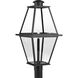 Bradshaw 1 Light 25.25 inch Textured Black Outdoor Post Lantern, Design Series