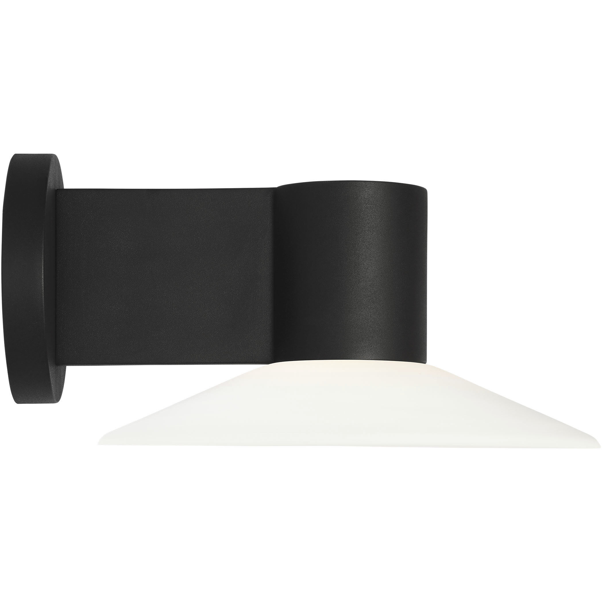 Barbara Barry Focal LED 7 inch Textured Black Outdoor Sconce