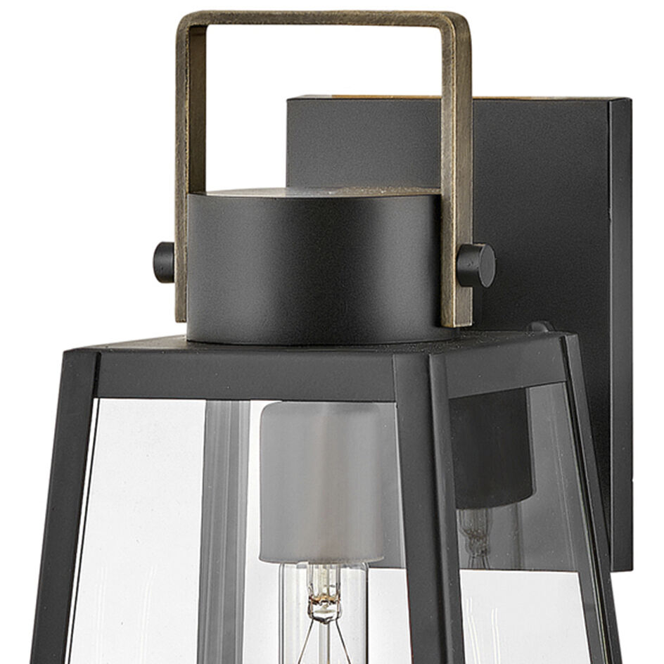 Hugh LED 15.25 inch Black Outdoor Wall Mount