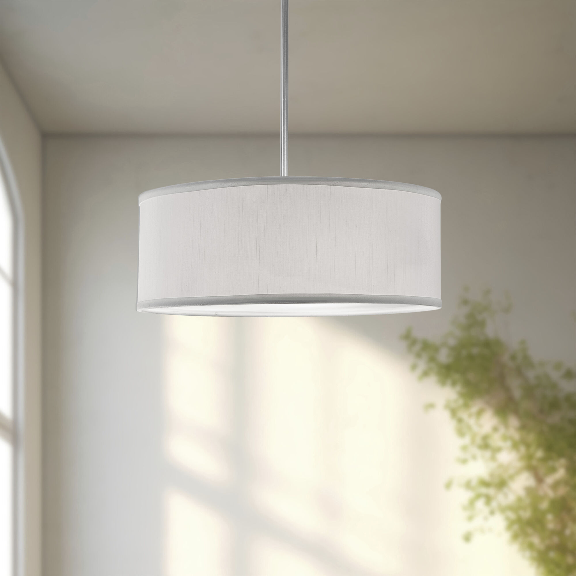 Gregory Pendant Ceiling Light in White