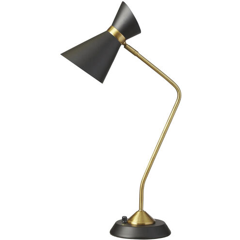 Signature 27 inch 60 watt Vintage Brandze Table Lamp Portable Light