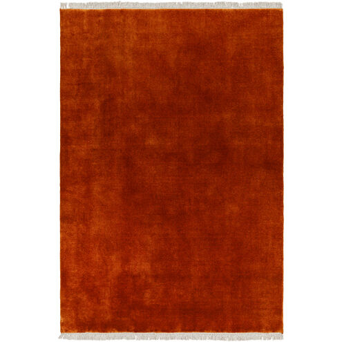 Evergreen 72 X 48 inch Mocha/Brown/Rust Handmade Rug in 4 x 6