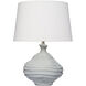 Oasis 22.5 inch 150.00 watt Matte Light Blue Table Lamp Portable Light