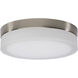 Pi LED 9 inch Brushed Nickel LED Flush Mount Ceiling Light