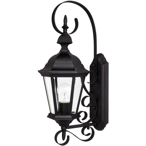 Capital Lighting Carriage House 1 Light 23 inch Black Outdoor Wall Lantern 9721BK - Open Box