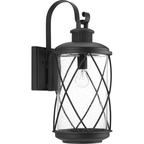 Garthwaite Ave 1 Light 24 inch Textured Black Outdoor Wall Lantern, Large
