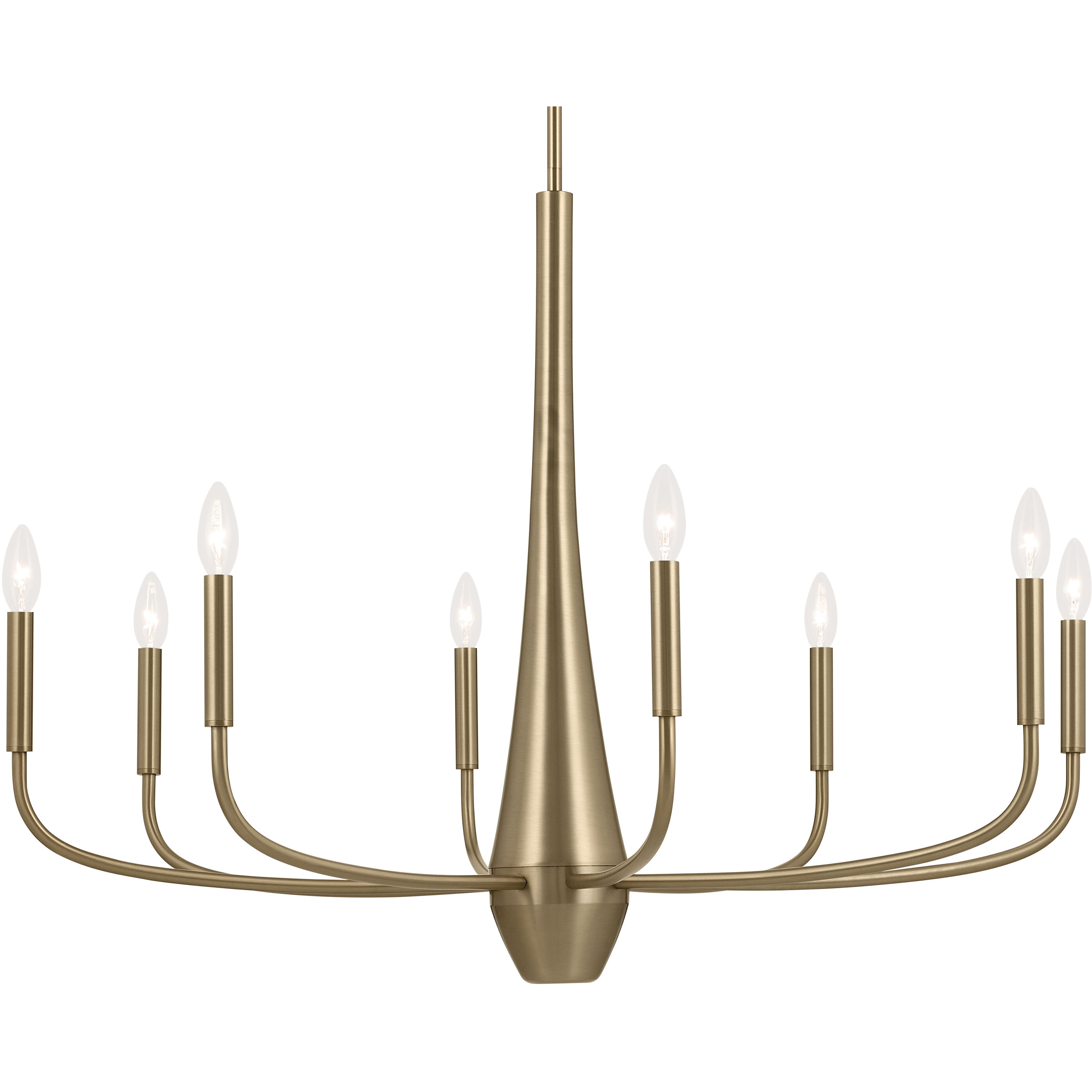 Deela LED 36 inch Champagne Bronze Chandelier Ceiling Light