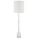 Craquelle 38.75 inch 150 watt Clear Crackle/Polished Nickel Table Lamp Portable Light