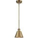 Ballston Smithfield LED 7 inch Brushed Brass Pendant Ceiling Light, Ballston